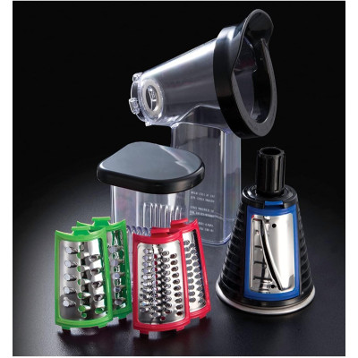 Мультирезка Russell Hobbs Desire Slice&Go, 200Вт, 3 насадки, корпус-пластик, красный (22280-56)