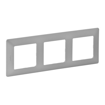 Рамка 3 пости Legrand Valena LIFE, алюміній