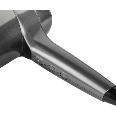 Фен Babyliss Titanium Shine, 1600Вт, 3 режими, іонізація, хол. обдув, 2 насадки, темно-сірий Фен Babyliss Titanium Shine, 1600Вт, 3 режими, іонізація, хол. обдув, 2 насадки, темно-сірий