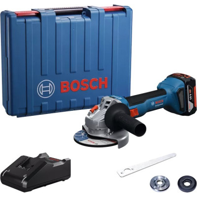 Шліфмашина кутова акумуляторна Bosch Professional GWS 18V-8 125мм 18В 1x4А·год 0-11000об/хв 1.6кг кейс ЗП GAL 18V-40