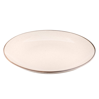 ARDESTO Тарілка обідня Emilia, 27.5см, кераміка, бежевий