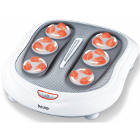 Масажер Beurer для ніг, від мережі, 2 швидкості, 18 головок шиацу, підігрів, білий Масажер Beurer для ніг, від мережі, 2 швидкості, 18 головок шиацу, підігрів, білий