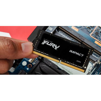 Kingston Пам'ять до ноутбука DDR4 3200 16GB FURY Impact Kingston Пам'ять до ноутбука DDR4 3200 16GB FURY Impact