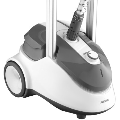 Відпарювач Ardesto вертикальний IR-S26, 1800Вт, 2600мл, вішалка, нерж. сталь, білий+сірий Відпарювач Ardesto вертикальний IR-S26, 1800Вт, 2600мл, вішалка, нерж. сталь, білий+сірий