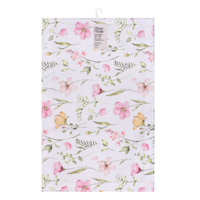 Набір серветок серв. ARDESTO Spring flowers 30х45см, 2шт, 100% поліестер, білий