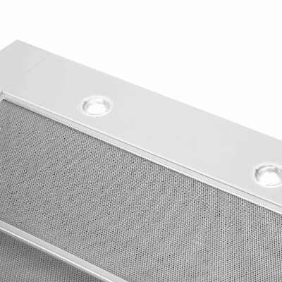 Витяжка Ardesto телескопічна, метал, 60см, 450м3ч, метал, 2х1Вт LED, кнопкове, білий