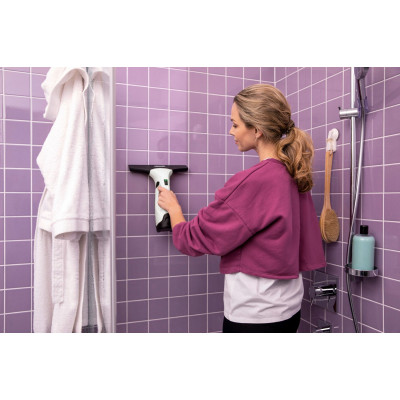 Karcher Пилосос віконний WV 2 PLUS NP, вода -0.1л, автон. робота до 35хв, вага-0.6кг, білий