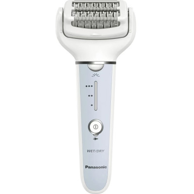 Епілятор Panasonic пінцетний, акумуляторний , пінцет.-60, волог.+сух., насадок-7, футляр , голубий-білий