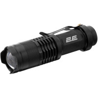 2E Ліхтар ручний на батарейках, AAx1, 100лм, 3 функції освітлення, IPX4