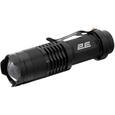2E Ліхтар ручний на батарейках, AAx1, 100лм, 3 функції освітлення, IPX4 2E Ліхтар ручний на батарейках, AAx1, 100лм, 3 функції освітлення, IPX4