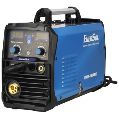 Зварювальний напівавтомат інверторний EnerSol EWM-160AMD (дріт до 1мм + електрод до 5мм) 20-160А 7.2кВт 160-260В 10.8кг Зварювальний напівавтомат інверторний EnerSol EWM-160AMD (дріт до 1мм + електрод до 5мм) 20-160А 7.2кВт 160-260В 10.8кг