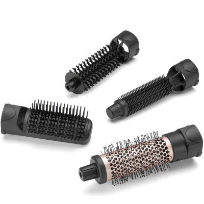 Фен-щітка Babyliss Smooth Finish, 1200Вт, 3 режими, іоніз-я, хол. обдув, кераміка, чорний Фен-щітка Babyliss Smooth Finish, 1200Вт, 3 режими, іоніз-я, хол. обдув, кераміка, чорний