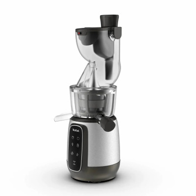 Соковитискач Tefal Ultra Juice шнековий 200Вт, чаша-6л, жмих-0.8л, пластик, сріблясто-чорний Соковитискач Tefal Ultra Juice шнековий 200Вт, чаша-6л, жмих-0.8л, пластик, сріблясто-чорний