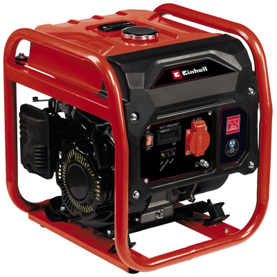 Генератор бензиновый инверторный Einhell TC-IG 1100, 1100Вт, 3600об/мин, 1х230В(1 фаза), 4.35А, бак 6.5л, 95дБ, ручной старт, 20.6кг