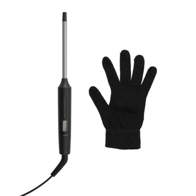 Плойка Remington Pro Tight Curl Wand, 25Вт, темп.режимів-10, D-10mm, 130-220С, дисплей, кераміка, турмалін , сіро-чорний