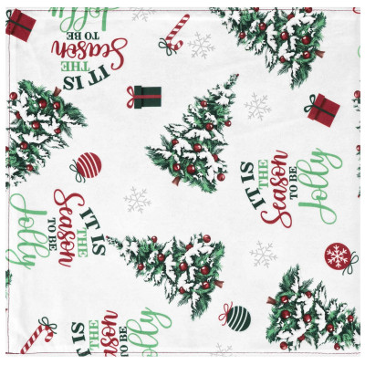 Ранер ARDESTO Christmas Tree 33х137см, 100% поліестер, зелений