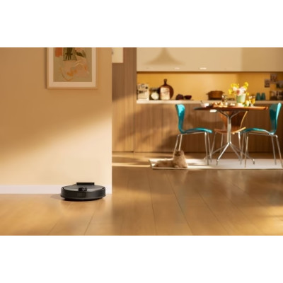 Робот-пилосос RoboRock Q10 VF, h=9.9см, вологе прибирання, конт пил -0.5л, автон. робота до 150хв, Wi-Fi, чорний