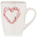 Чашка ARDESTO Heart, 320мл, кераміка, білий