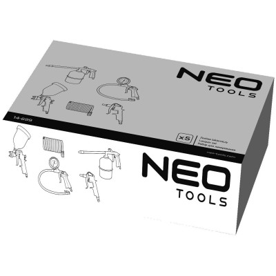 Набір пневматичних інструментів Neo Tools, 5шт