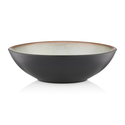 ARDESTO Тарілка супова Bolzano, 630мл, 18см, кераміка, чорно-зелений