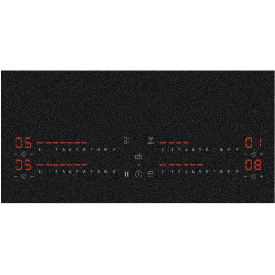 Варильна поверхня Electrolux індукційна, 60см, розширена зона, датчик кипіння, Hob2Hood, чорний