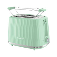 Тостер Russell Hobbs Eden 800Вт, пластик, подогрев, разморозка, фисташковый Тостер Russell Hobbs Eden 800Вт, пластик, подогрев, разморозка, фисташковый