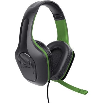 Гарнитура Trust GXT GXT 415X Zirox For Xbox, 3.5мм, черный-зеленый (24994_TRUST)