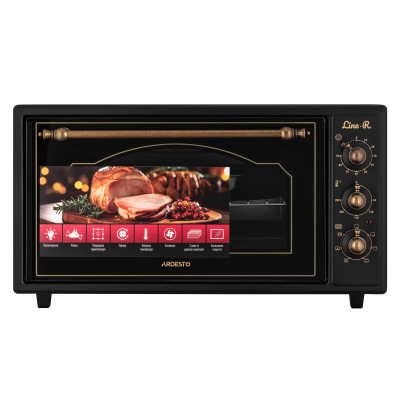 Піч електрична ARDESTO Line-R, 48л, 1600Вт, механіч., конвенція, чорний