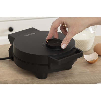 Мини-гриль Gorenje 1000Вт, алюминий, пластина д/вафель, корпус-металл, черный Мини-гриль Gorenje 1000Вт, алюминий, пластина д/вафель, корпус-металл, черный