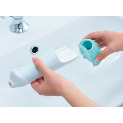 Іригатор Panasonic портативний, чаша 130 мл, Ni-Mh акум. в компл., біло-блакитний