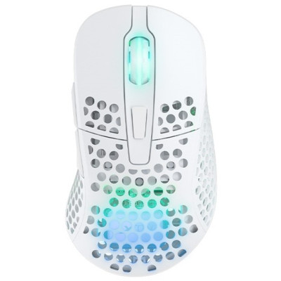 Миша Xtrfy M4, WL/USB-A, RGB, білий