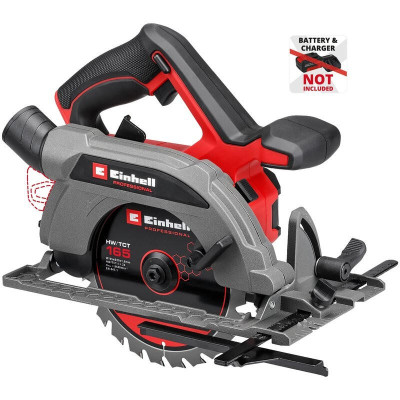 Пила дискова акумуляторна Einhell TP-CS 18/165 Li BL-Solo 18В 5000об/хв 165х20мм 2.95кг без АКБ та ЗП