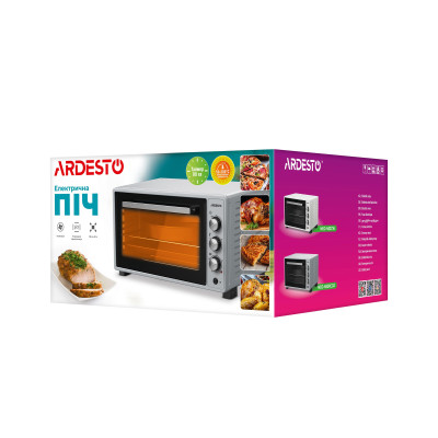 Печь электрическая ARDESTO, 40л, 1300Вт, механич., серая (MEO-N40GR)