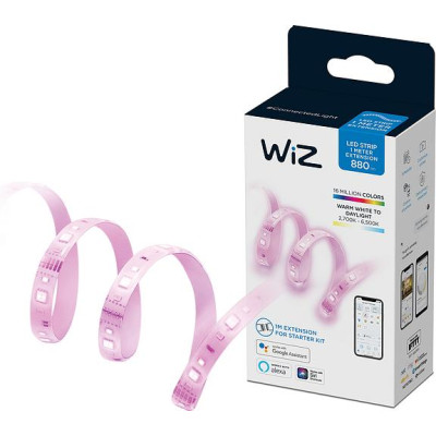 WiZ Подовжувач для стрічки 929002524801 LEDStrip, 800Lm, 2700-6500k, RGB, 1 метр, Wi-Fi WiZ Подовжувач для стрічки 929002524801 LEDStrip, 800Lm, 2700-6500k, RGB, 1 метр, Wi-Fi