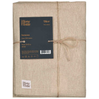 Скатертина ARDESTO Oliver, 120х136см, 100% бавовна, шоколад