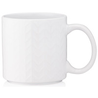 ARDESTO Чашка Francesca, 360 мл, біла, кераміка