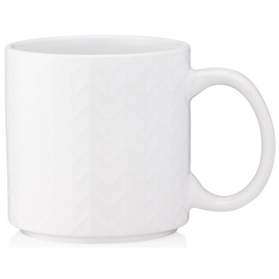 Чашка ARDESTO Francesca, 360мл, кераміка, білий Чашка ARDESTO Francesca, 360мл, кераміка, білий