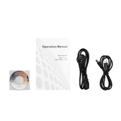 Источник бесперебойного питания 2E OD1000RT, 1000VA/900W, RT2U, LCD, USB, 3xSchuko (2E-OD1000RT)