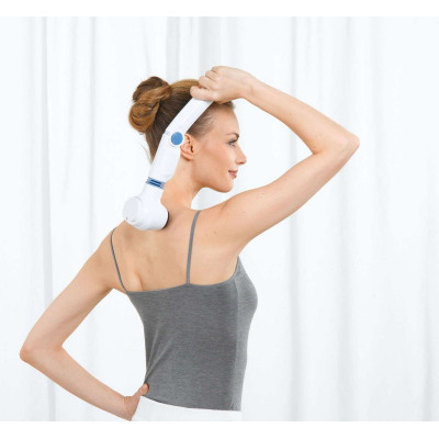 Масажер Beurer для тіла, від мережі, 4 насадки, інфрачервоні промені, білий