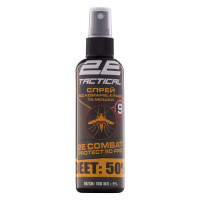 2E Tactical Спрей від комарів, кліщів та мошки Combat Protect 50 Pro, 100 мл 2E Tactical Спрей від комарів, кліщів та мошки Combat Protect 50 Pro, 100 мл