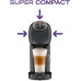 Кавоварка Krups капсульна Dolce Gusto Genio S Plus 0.8л, капсули, сенcорне керування, темно-сірий