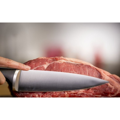 Кухонний ніж кухарський Tefal Ice Force, 20см, нержавіюча сталь, пластик, чорний Кухонний ніж кухарський Tefal Ice Force, 20см, нержавіюча сталь, пластик, чорний