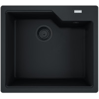 Мийка кухонна Franke Urban, фраграніт, прямокутник, без крила, 503х425х230мм, чаша - 1, врізна, UBG 610-56, чорний матовий Мийка кухонна Franke Urban, фраграніт, прямокутник, без крила, 503х425х230мм, чаша - 1, врізна, UBG 610-56, чорний матовий