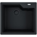Мийка кухонна Franke Urban, фраграніт, прямокутник, без крила, 503х425х230мм, чаша - 1, врізна, UBG 610-56, чорний матовий