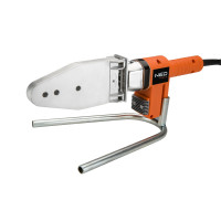 Паяльник для пластикових труб Neo Tools 220В 900Вт 260°C насадки до 63мм (не входять до комплектації) стійка кейс