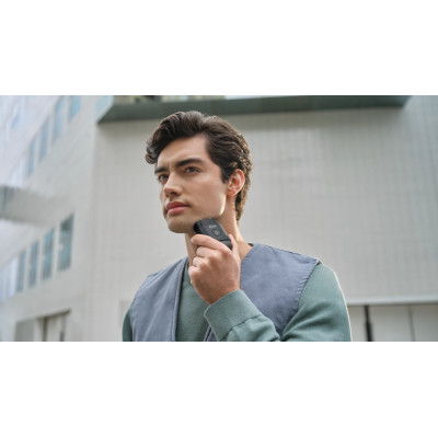 Бритва електр. Philips роторна Shaver 500 Series,  бритв.головок-2, Li-Ion, сух.+волог., дорожн.футляр, чорний