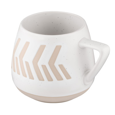 Чашка ARDESTO Auro, 440мл, кераміка, білий