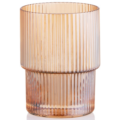 Набір склянок низьких ARDESTO 200мл, 2шт, скло, золотистий Набір склянок низьких ARDESTO 200мл, 2шт, скло, золотистий