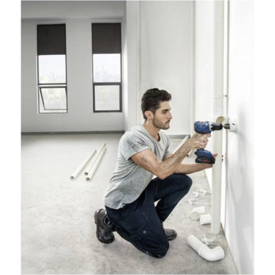 Набір із трьох акумуляторних інструментів Bosch Professional 18В дриль-шурупокрут GSR 18V-65, перфоратор GBH 18V-22, Шліфмашина кутова GWS 18V-8, акб 2x5А·год, ЗП 3 кейси L-BOXX 136 Набір із трьох акумуляторних інструментів Bosch Professional 18В дриль-шурупокрут GSR 18V-65, перфоратор GBH 18V-22, Шліфмашина кутова GWS 18V-8, акб 2x5А·год, ЗП 3 кейси L-BOXX 136