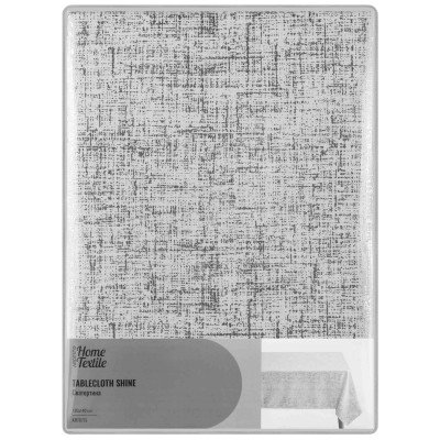 Скатертина ARDESTO Shine 120х140см, 100% поліестер, сріблястий